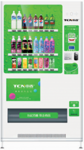 TCN vending machine with drinks