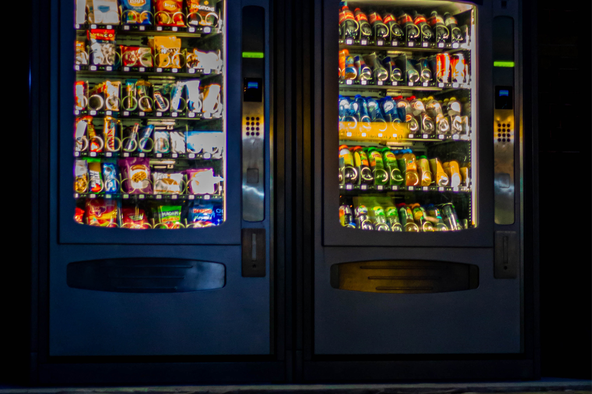 cashless payment vending machine
