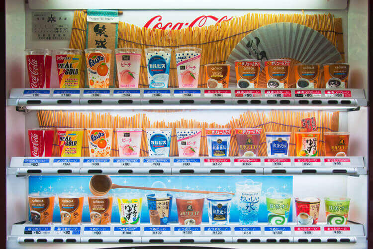 frozen product vending machine