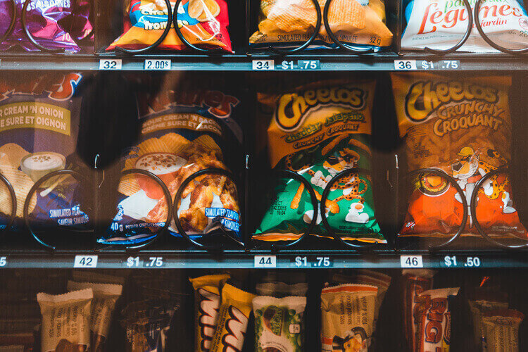 snacks vending machines