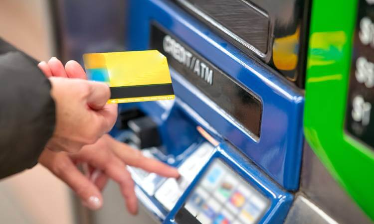 credit card vending machine