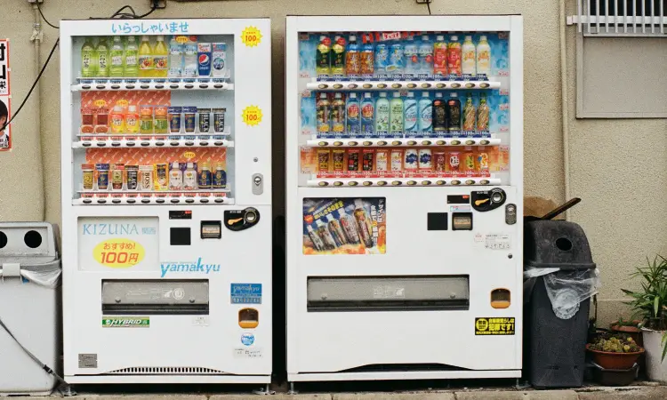 old vending machine